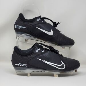 Nike Hyperdiamond 4 Elite Women's Softball Black Cleats CZ5917-010 size 8.5